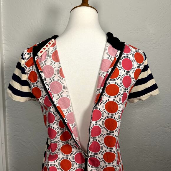 Marni Striped and Polka Dot Dress With Zipper Closure - Picture 4 of 9